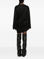 The Attico Gathered Mini Dress