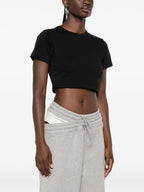 THE ATTICO T-shirts and Polos BLACK