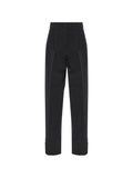 032C THE FRANKIE SHOP PRE Trousers BLACK