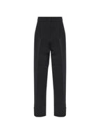 032C THE FRANKIE SHOP PRE Trousers BLACK