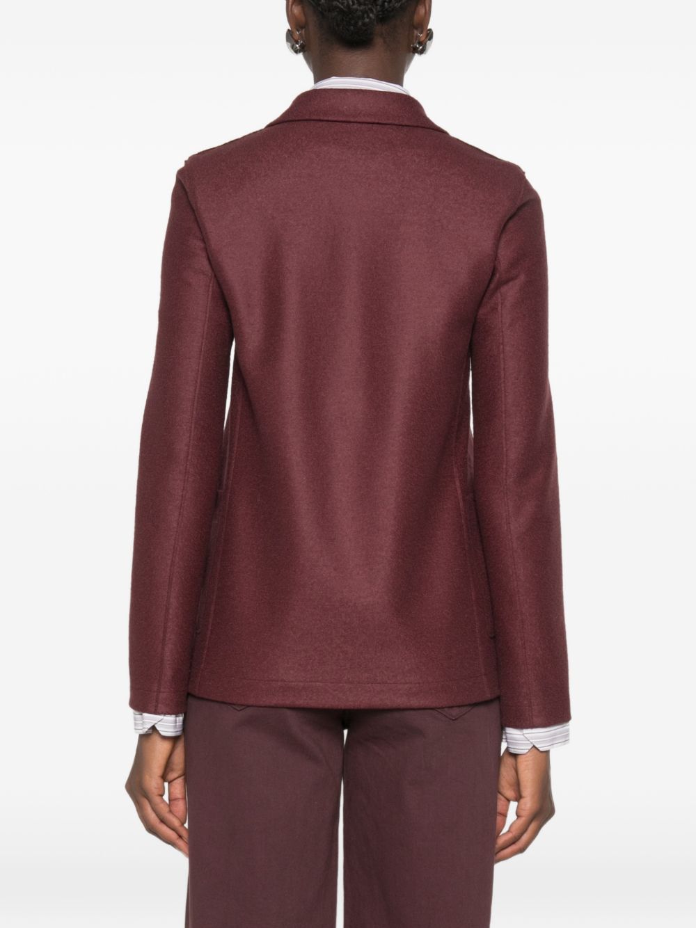 HARRIS WHARF LONDON Jackets BORDEAUX