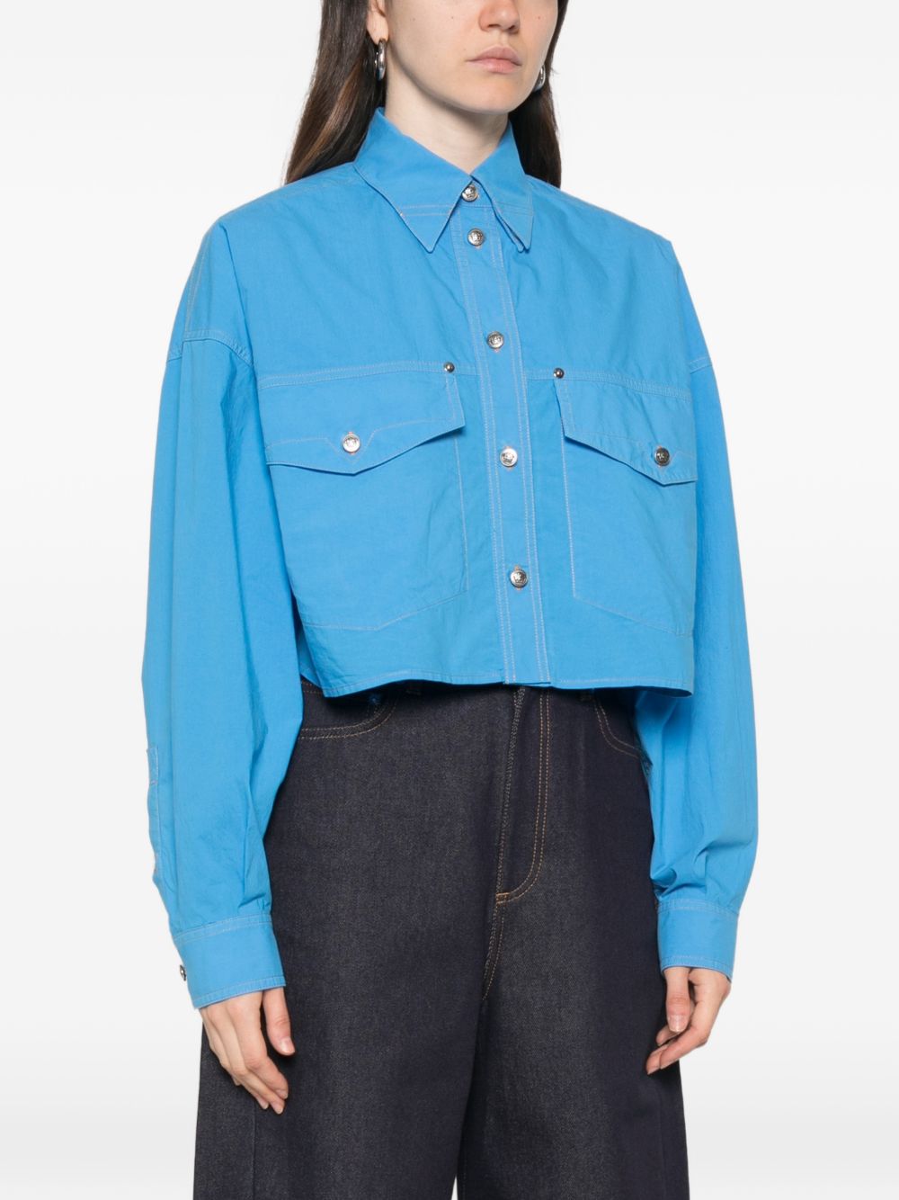 Versace Shirts LIGHT BLUE