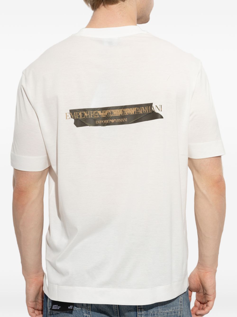 Emporio Armani T-shirts and Polos WHITE