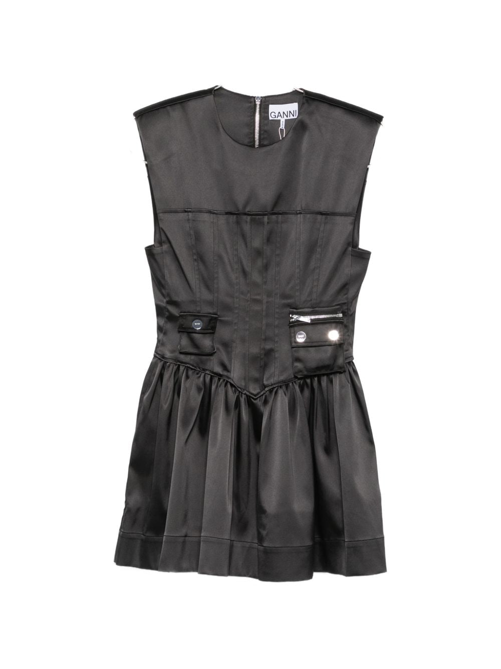 GANNI Dresses BLACK