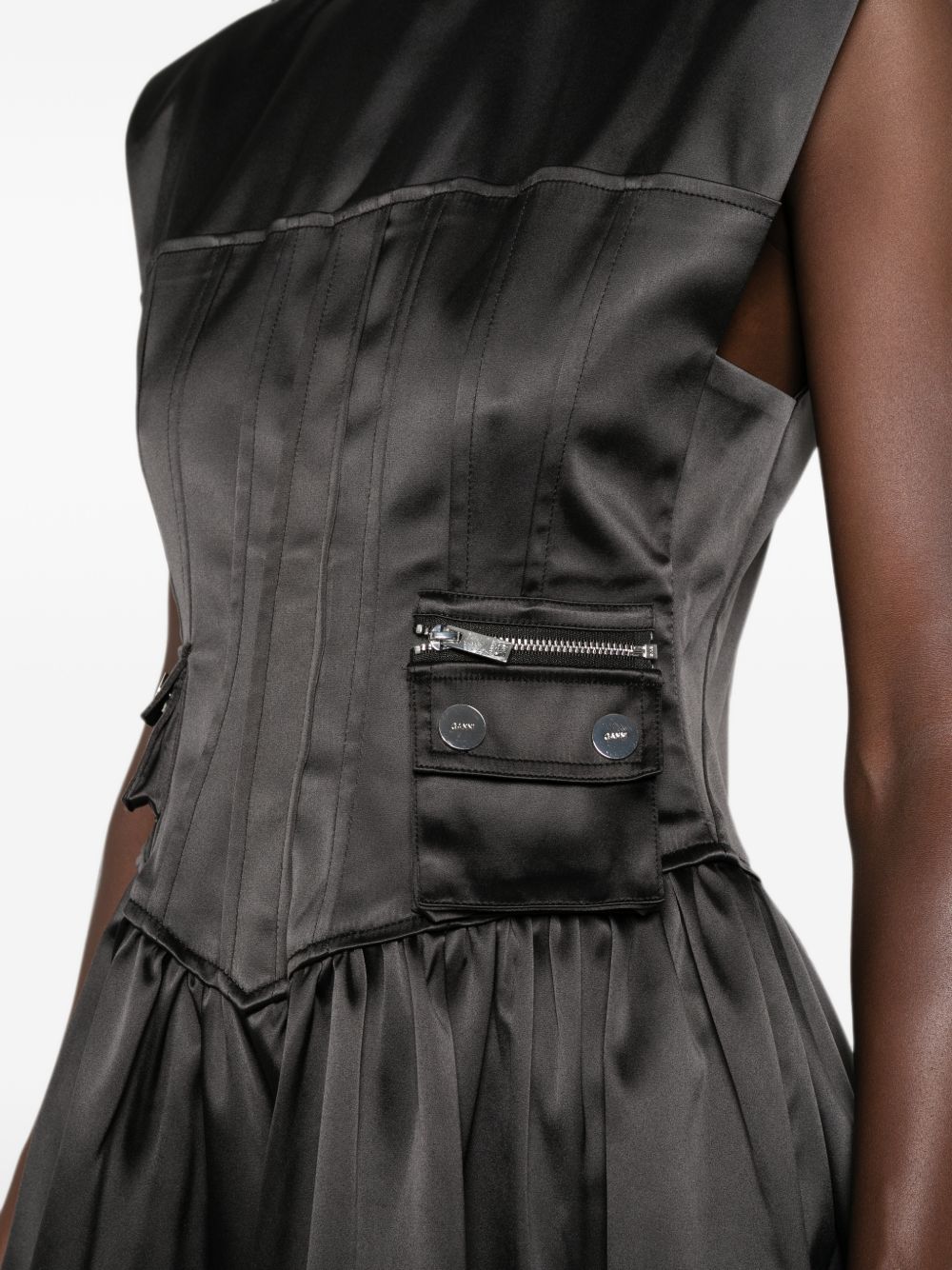 GANNI Dresses BLACK