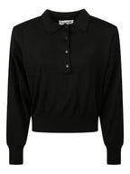 032C THE FRANKIE SHOP PRE T-shirts and Polos BLACK