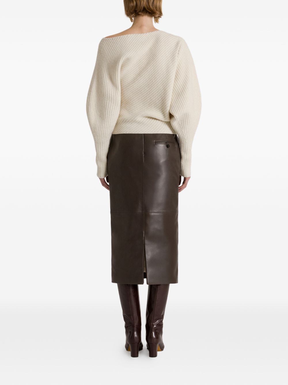 032C Alberta Ferretti Sweaters WHITE