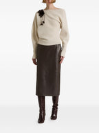 032C Alberta Ferretti Sweaters WHITE