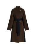 032C Alberta Ferretti Coats DARK GREEN