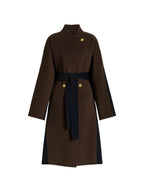 032C Alberta Ferretti Coats DARK GREEN