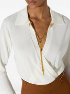 Elisabetta Franchi Top WHITE
