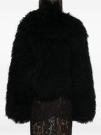 THE ATTICO Coats BLACK