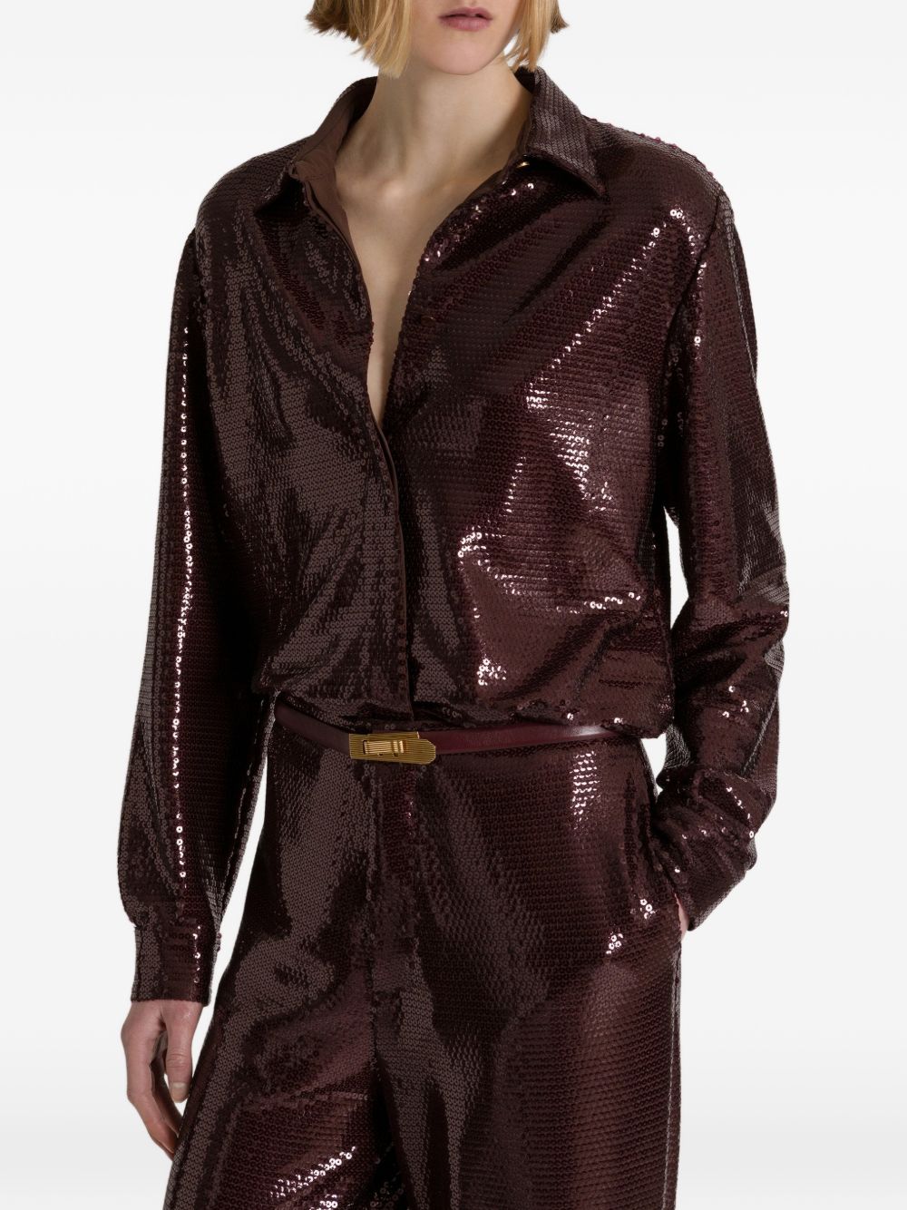 032C Alberta Ferretti Shirts BROWN