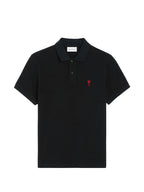 AMI PARIS T-shirts and Polos BLACK