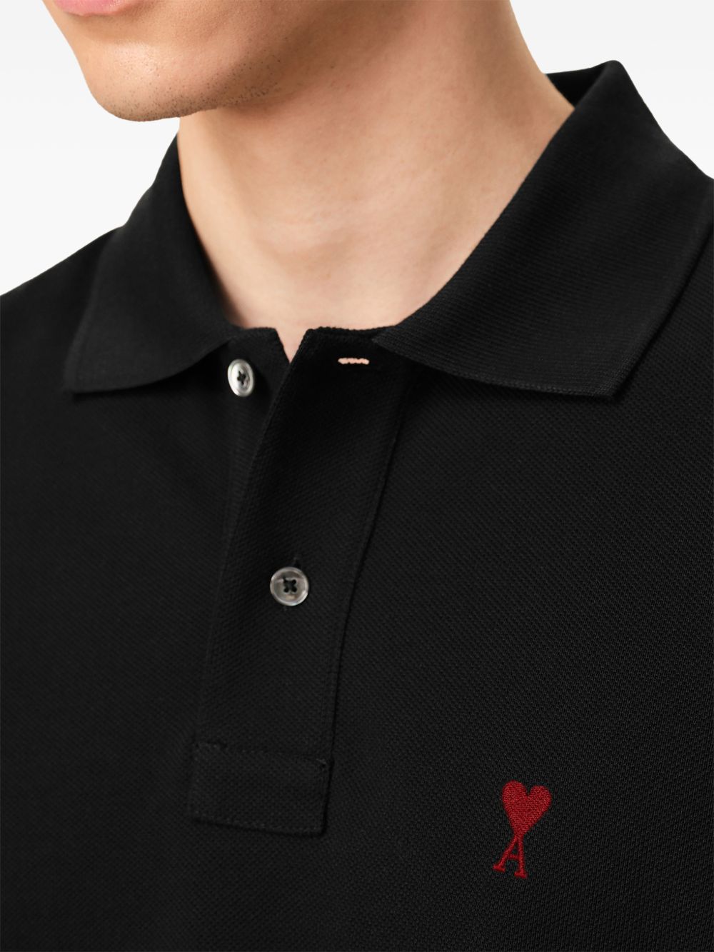 AMI PARIS T-shirts and Polos BLACK
