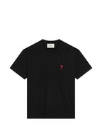 AMI PARIS T-shirts and Polos BLACK
