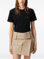 AMI PARIS T-shirts and Polos BLACK