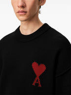 AMI PARIS Sweaters BLACK