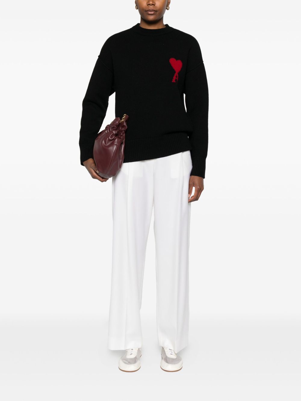 AMI PARIS Sweaters BLACK