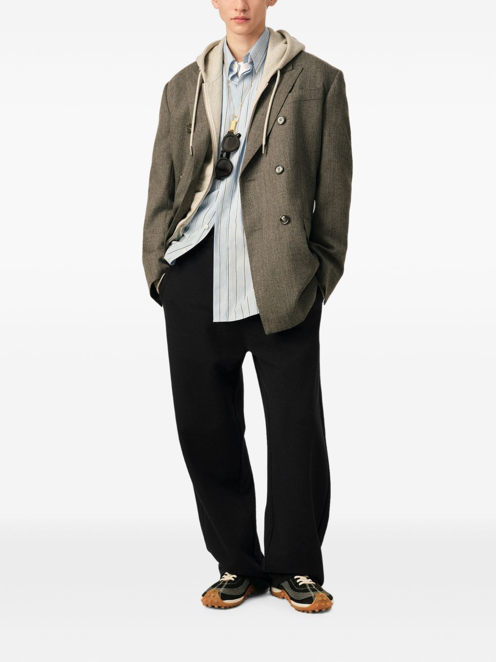 AMI PARIS Trousers BLACK