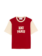 AMI PARIS T-shirts and Polos RED
