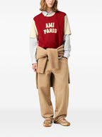 AMI PARIS T-shirts and Polos RED