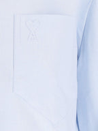 AMI PARIS Shirts LIGHT BLUE