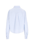 AMI PARIS Shirts LIGHT BLUE