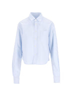 AMI PARIS Shirts LIGHT BLUE