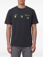 OFF WHITE T-shirts and Polos BLACK