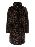 Apparis Leopard Faux-Fur Coat