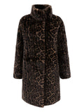 Apparis Leopard Faux-Fur Coat
