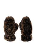 Apparis Leopard Print Mittens