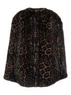 Apparis Sloane Faux-Fur Cape