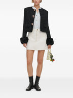 Self-portrait Jackets BLACK