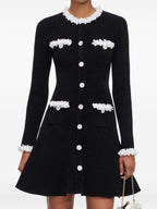 Self-portrait Dresses BLACK