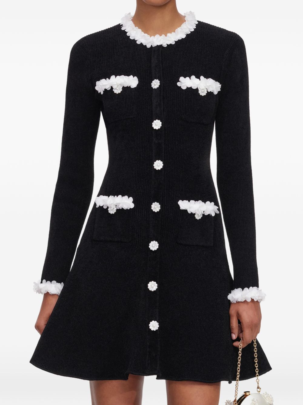 Self-portrait Dresses BLACK