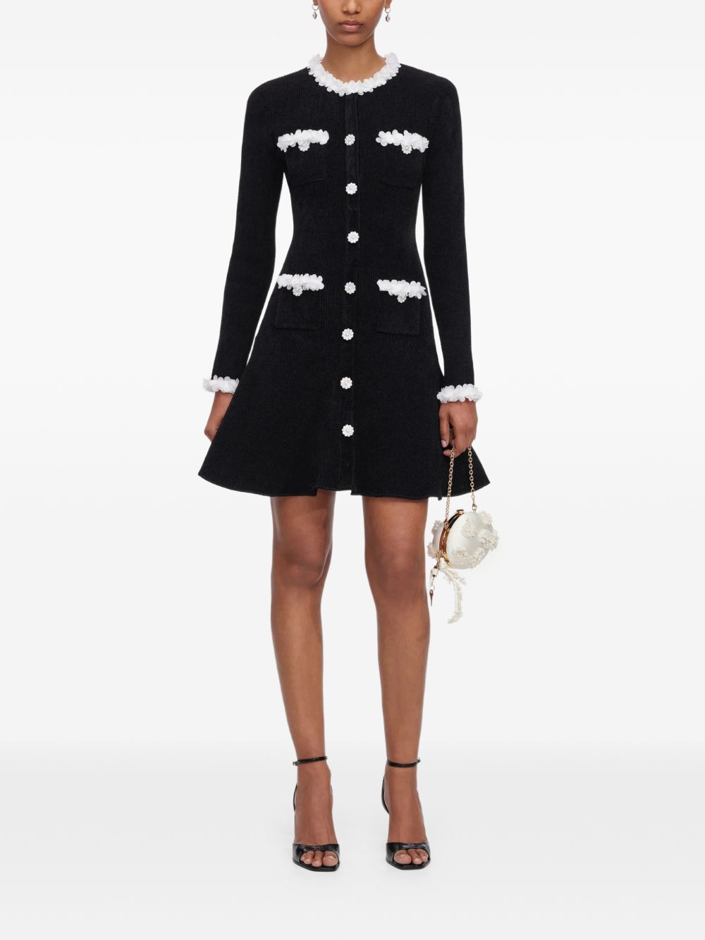 Self-portrait Dresses BLACK