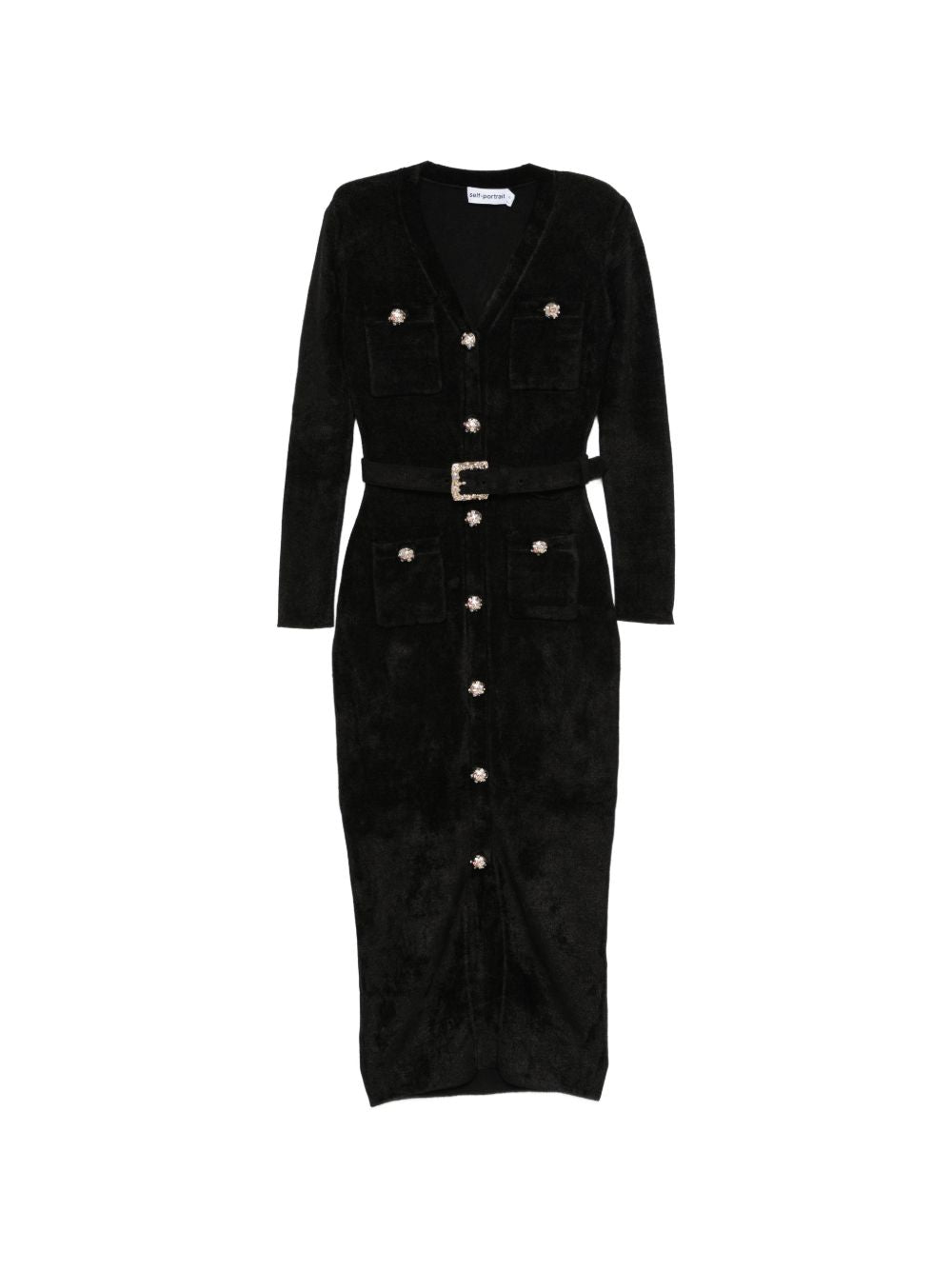 Self-portrait Dresses BLACK
