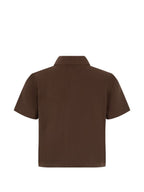 Saint Laurent T-shirts and Polos BROWN