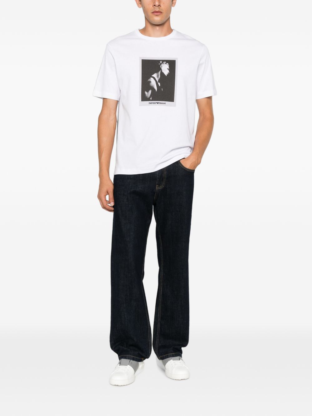 EMPORIO ARMANI CAPSULE T-shirts and Polos WHITE