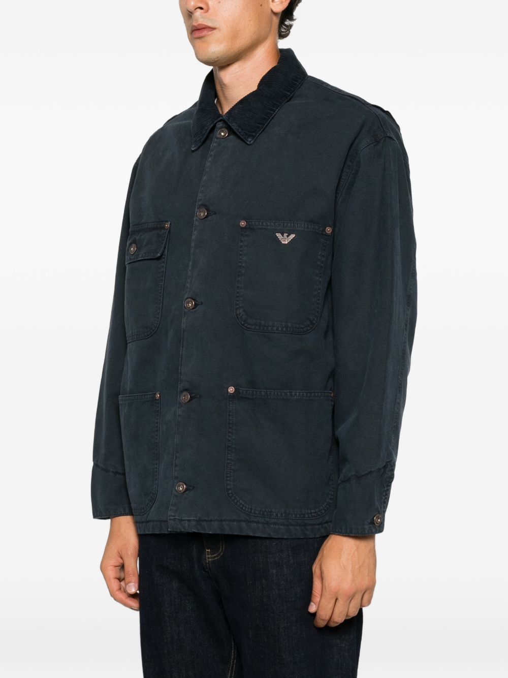 Emporio Armani Jackets NAVY