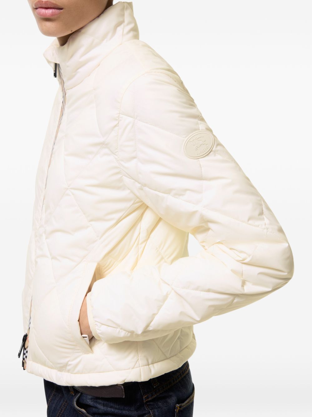 Burberry Coats WHITE