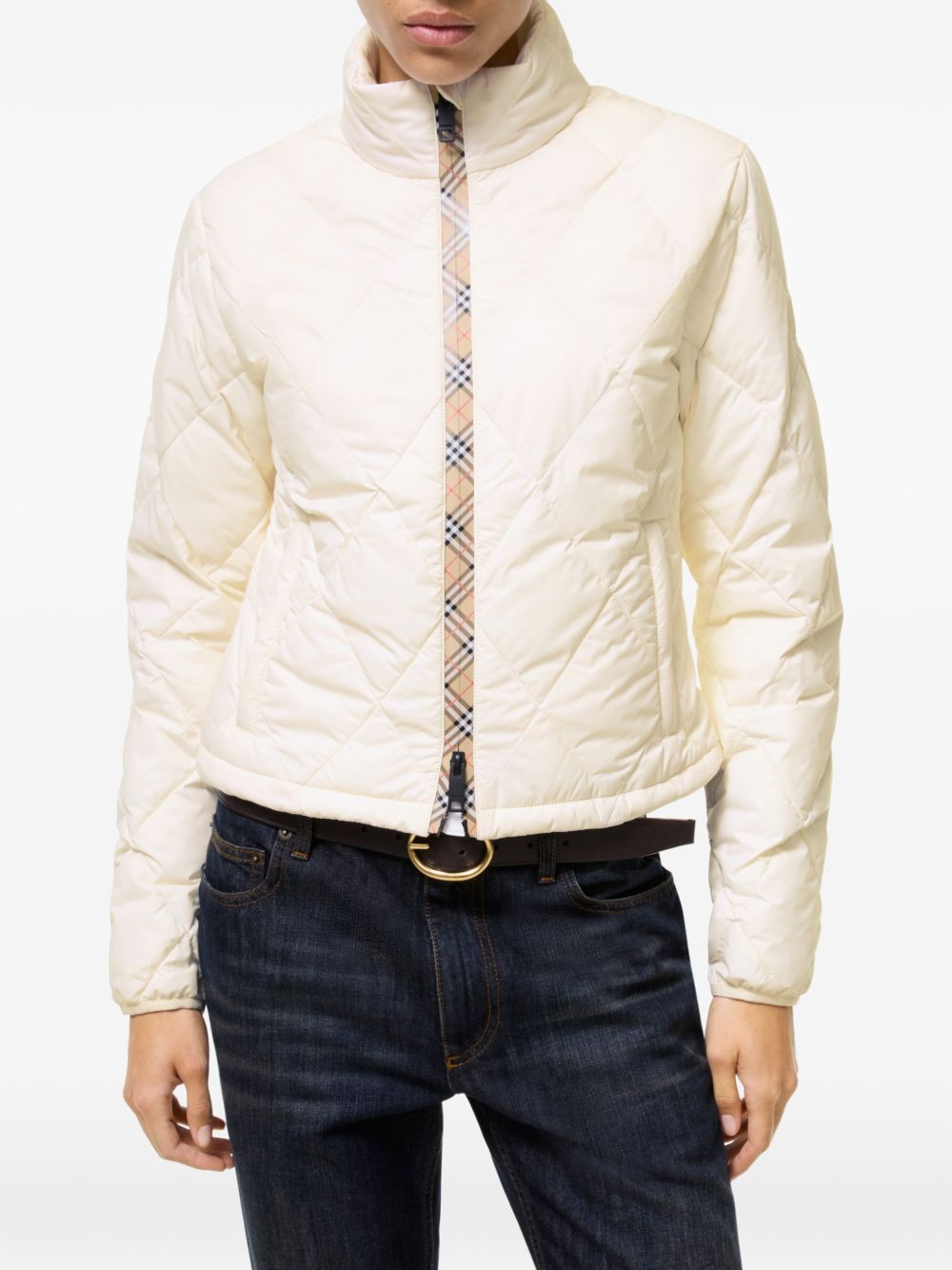 Burberry Coats WHITE