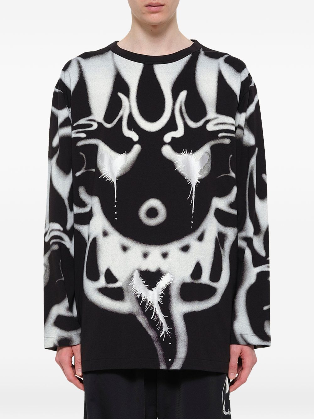 Y-3 T-shirts and Polos BLACK