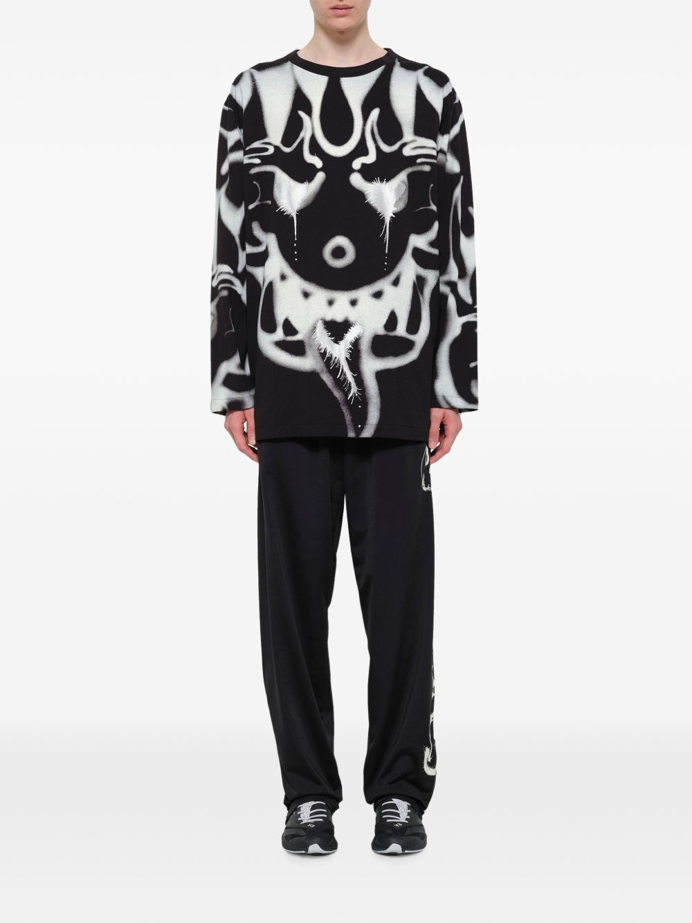 Y-3 T-shirts and Polos BLACK