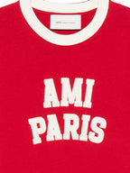 AMI PARIS T-shirts and Polos RED
