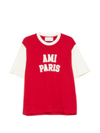 AMI PARIS T-shirts and Polos RED