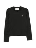 AMI PARIS T-shirts and Polos BLACK