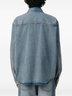 AMI PARIS Shirts LIGHT BLUE